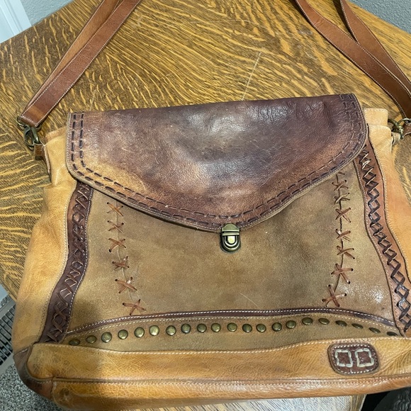 Bed Stu Genuine Leather Arian Convertible Tote Backpack - Picture 3 of 15